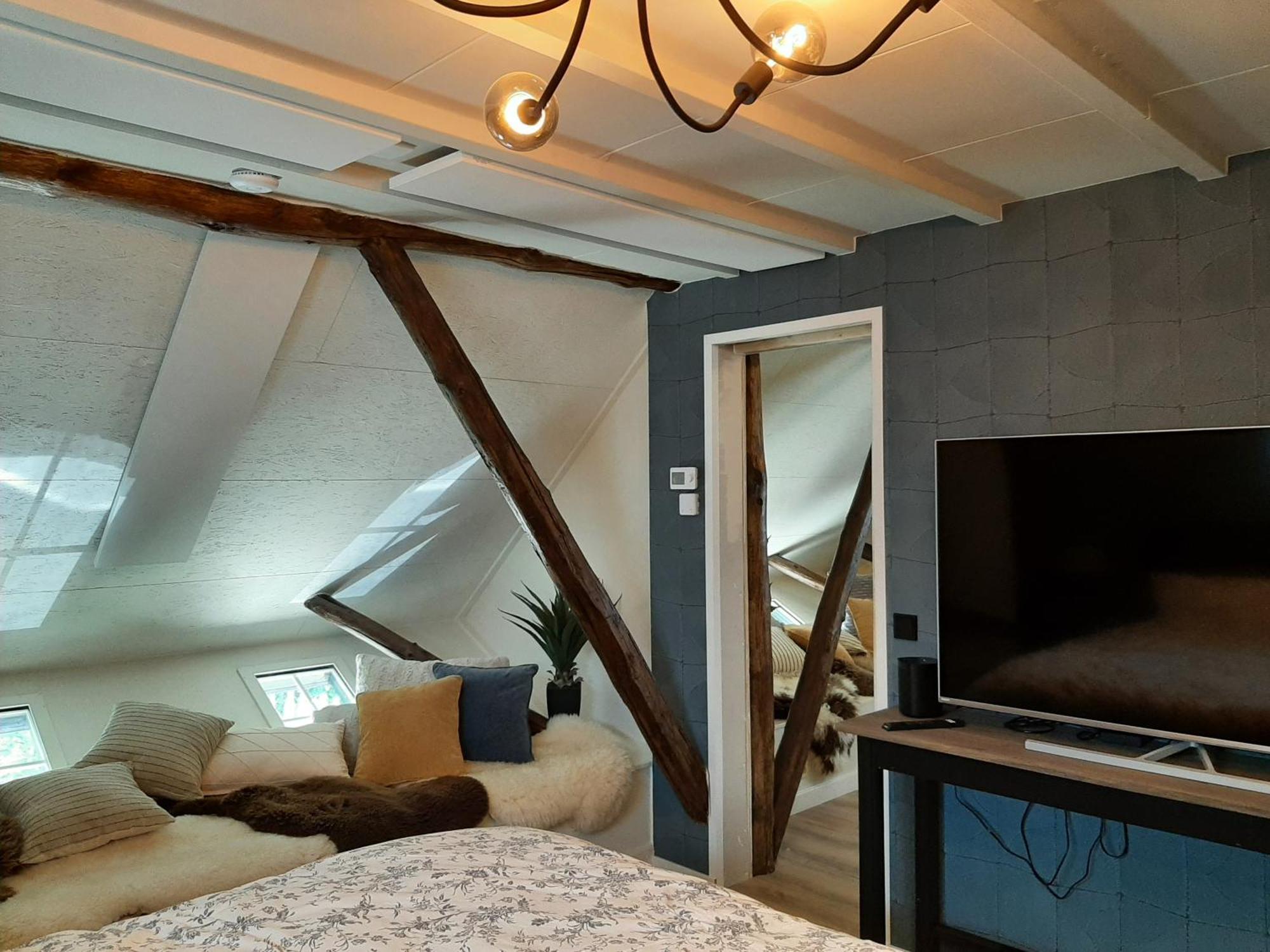 Loft De Hooizolder Met Sauna Bij Te Boeken Gees Bagian luar foto